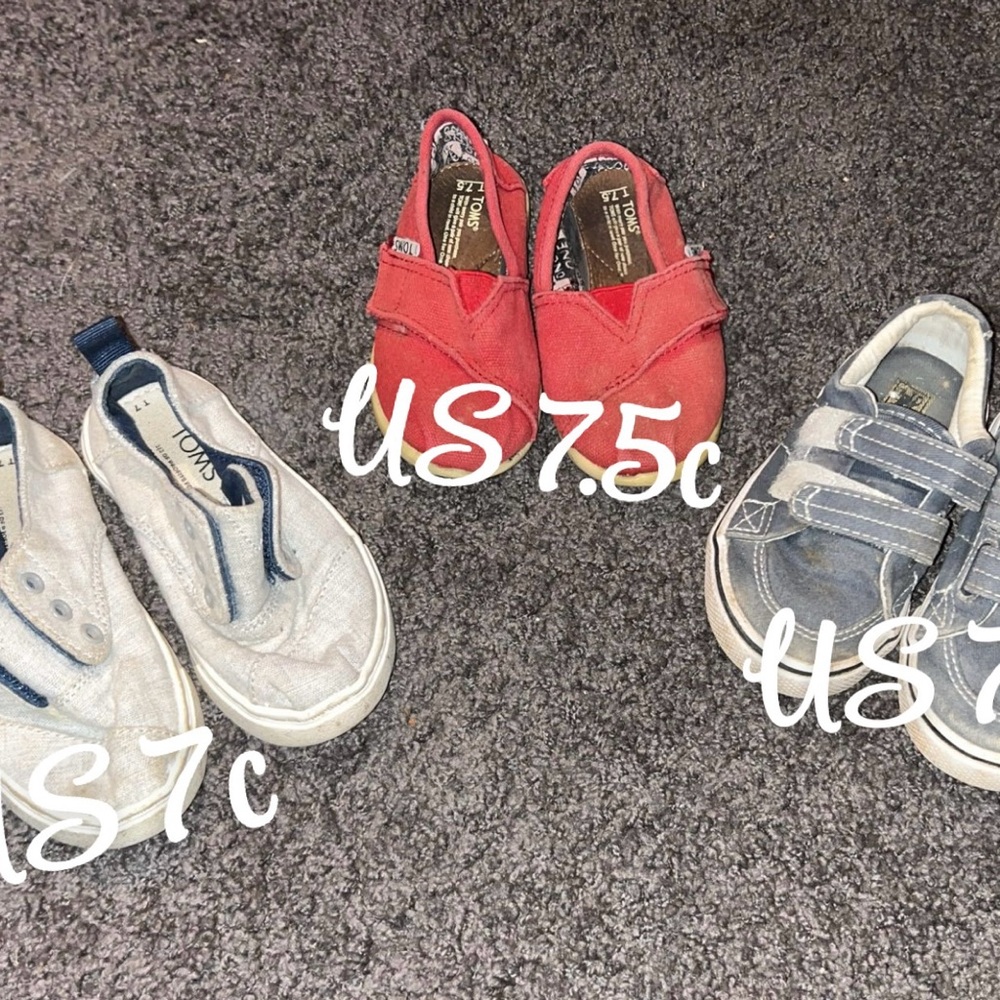 3 pairs of Toddler Shoes